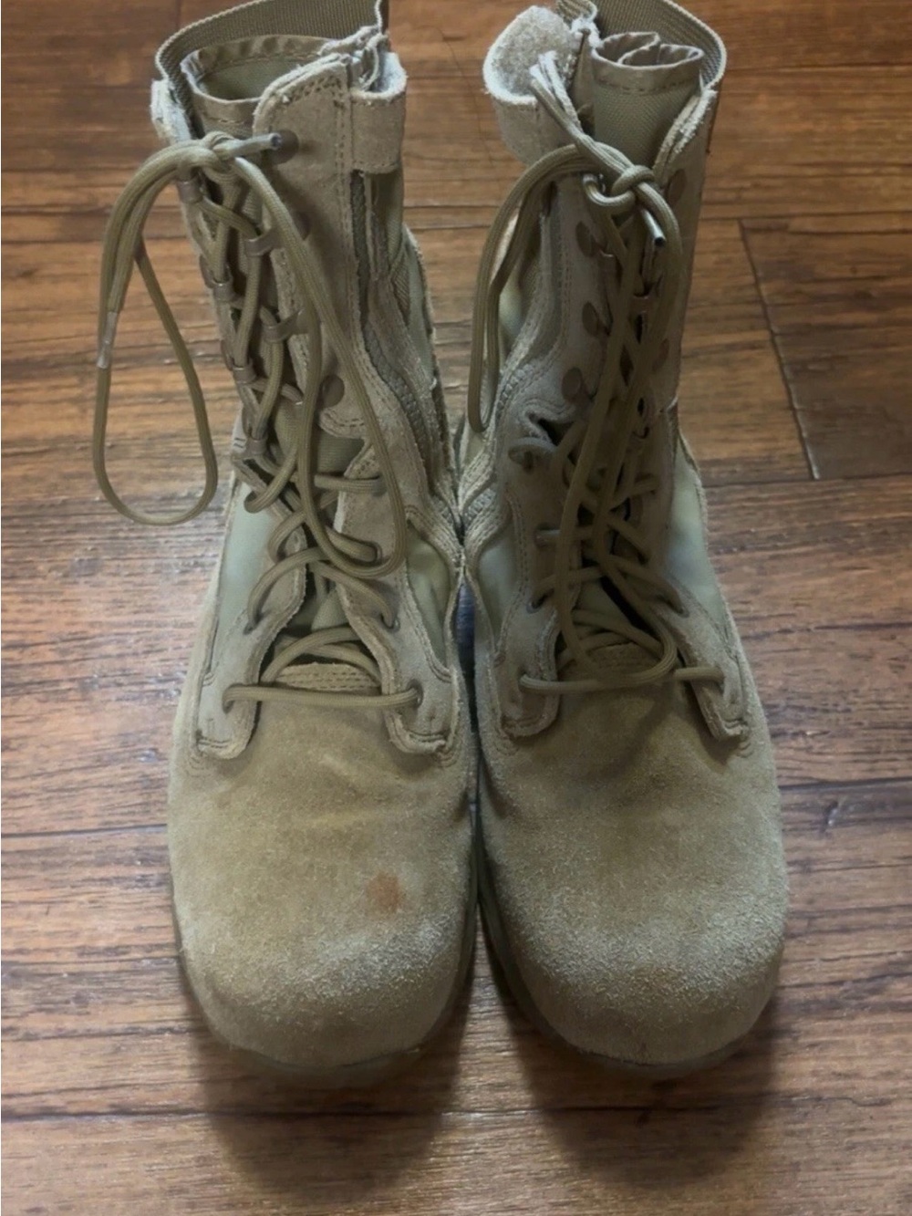 Men's Tactical Lace-Up Boots in Coyote Tan